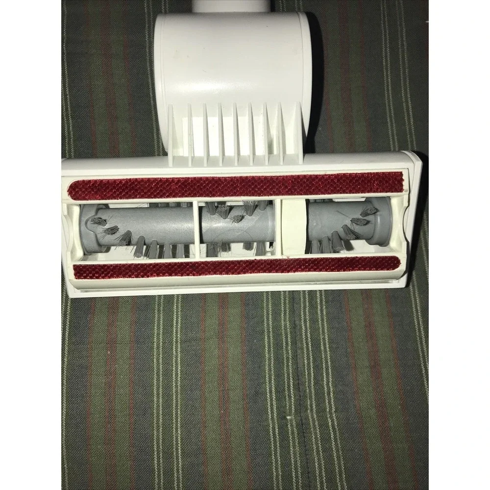 Shark Motorized Brush Head White Maroon Vacuum Attachment Pet Hair Tool